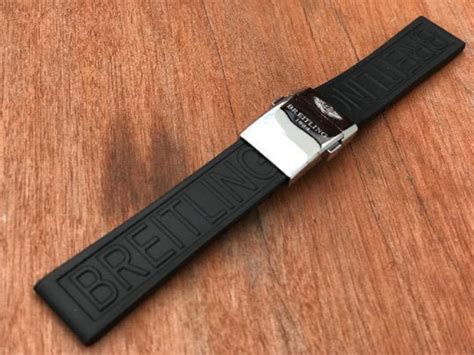 rubber b for breitling|breitling rubber strap 24mm.